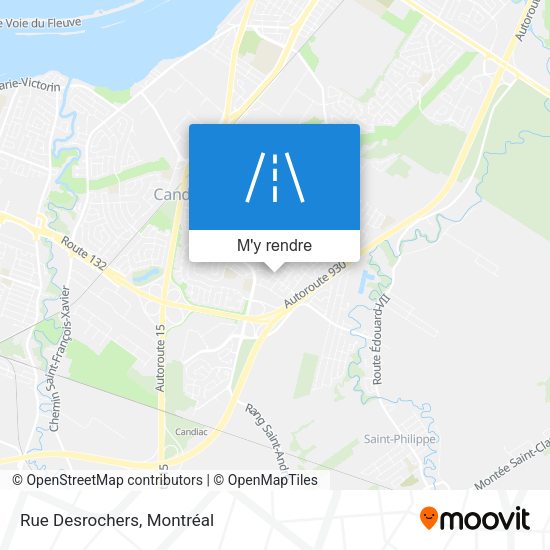 Rue Desrochers plan