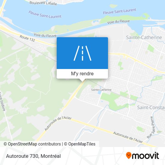 Autoroute 730 plan