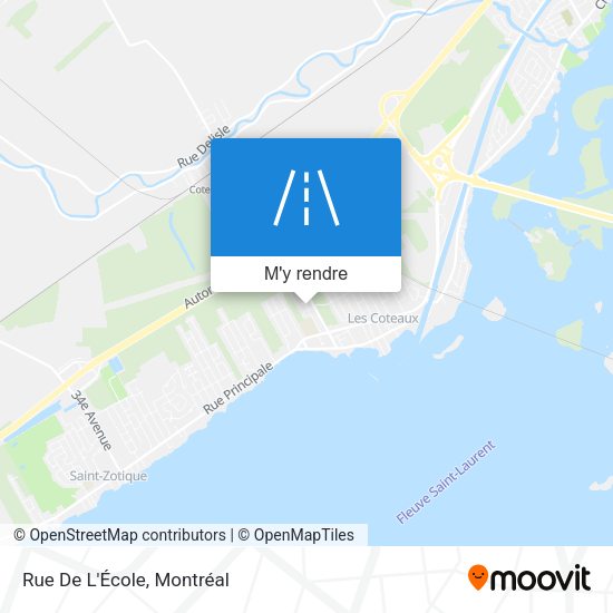 Rue De L'École plan