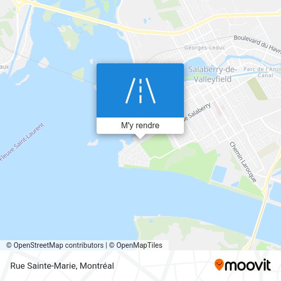 Rue Sainte-Marie plan