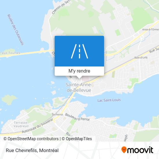 Rue Chevrefils plan