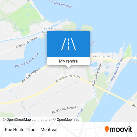Rue Hector Trudel plan