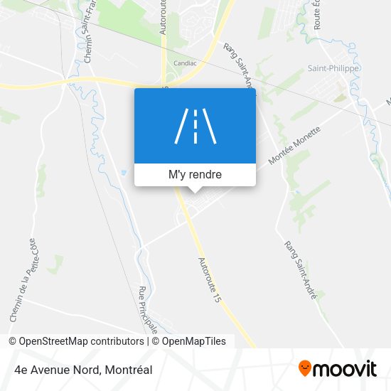 4e Avenue Nord plan