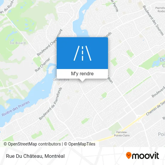 Rue Du Château plan