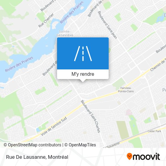 Rue De Lausanne plan
