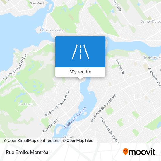 Rue Émile plan