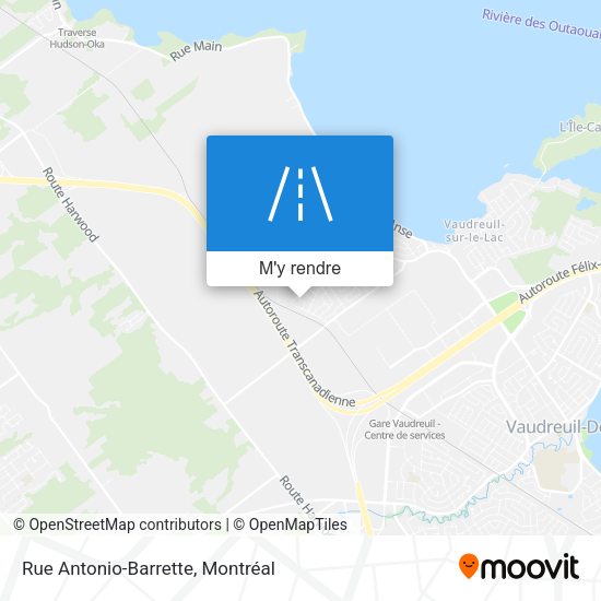 Rue Antonio-Barrette plan