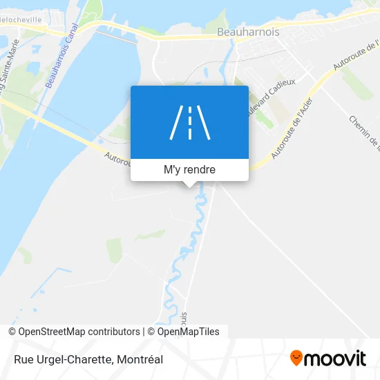 Rue Urgel-Charette plan