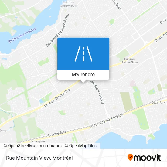 Rue Mountain View plan