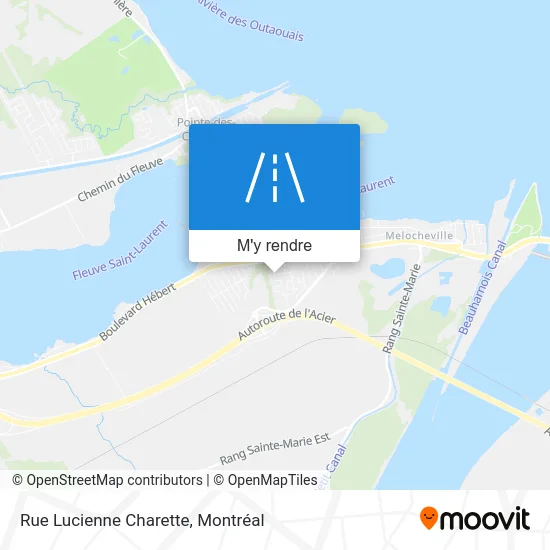 Rue Lucienne Charette plan