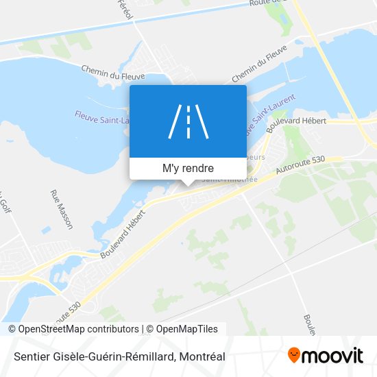 Sentier Gisèle-Guérin-Rémillard plan