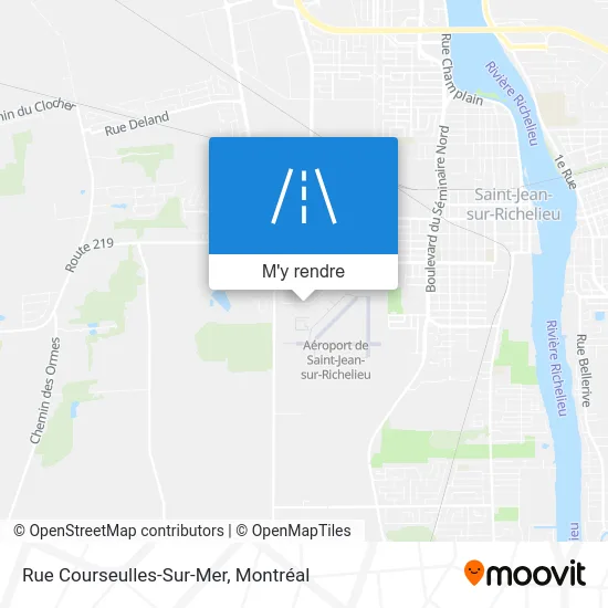 Rue Courseulles-Sur-Mer plan