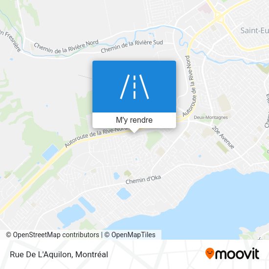 Rue De L'Aquilon plan