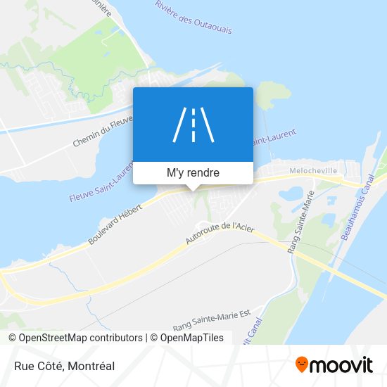 Rue Côté plan