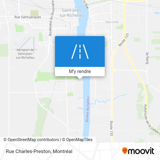 Rue Charles-Preston plan