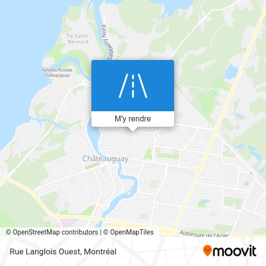 Rue Langlois Ouest plan