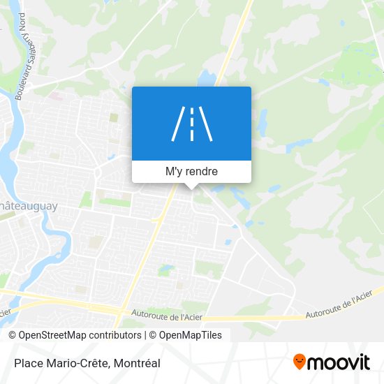 Place Mario-Crête plan