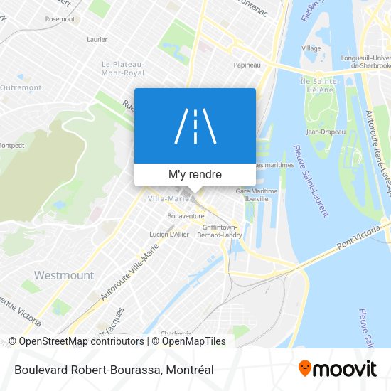 Boulevard Robert-Bourassa plan