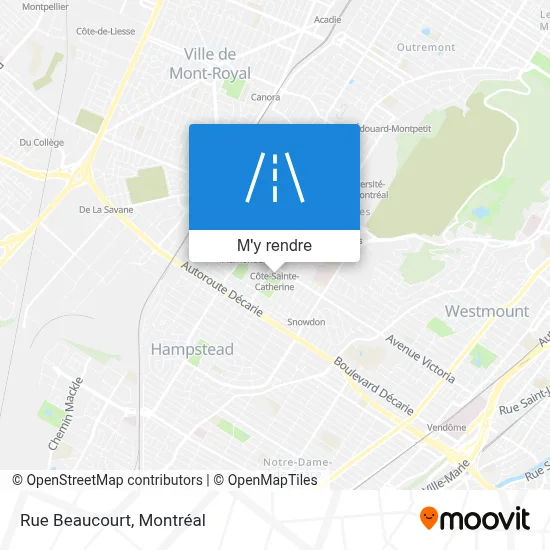 Rue Beaucourt plan