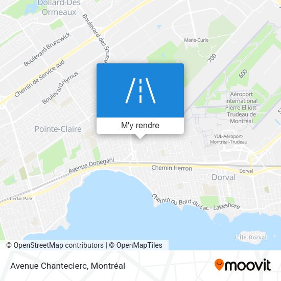 Avenue Chanteclerc plan