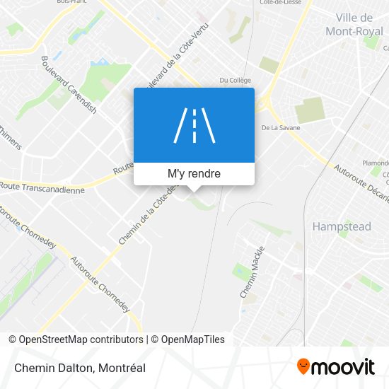 Chemin Dalton plan