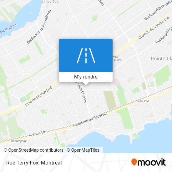 Rue Terry-Fox plan