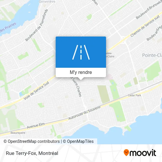 Rue Terry-Fox plan