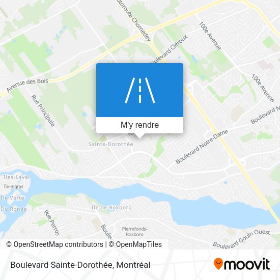 Boulevard Sainte-Dorothée plan