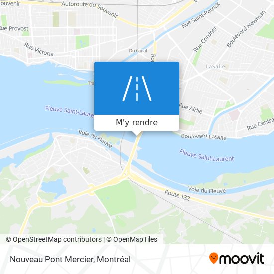 Nouveau Pont Mercier plan