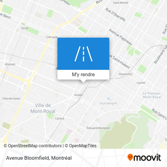 Avenue Bloomfield plan