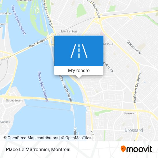 Place Le Marronnier plan
