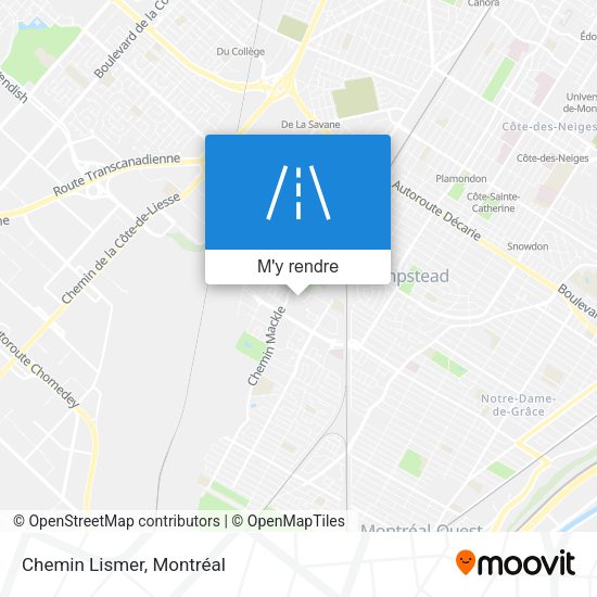 Chemin Lismer plan