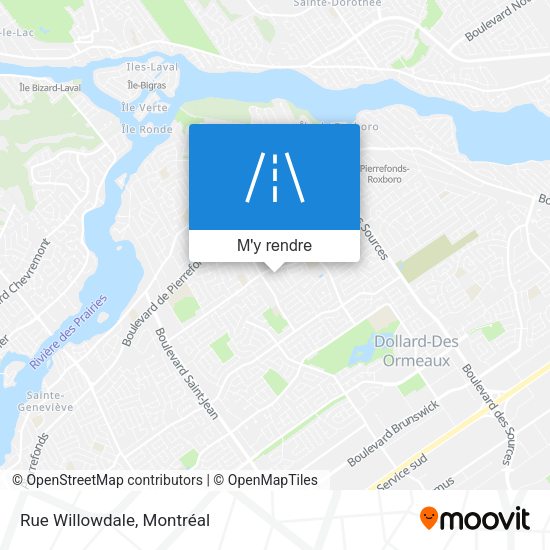 Rue Willowdale plan