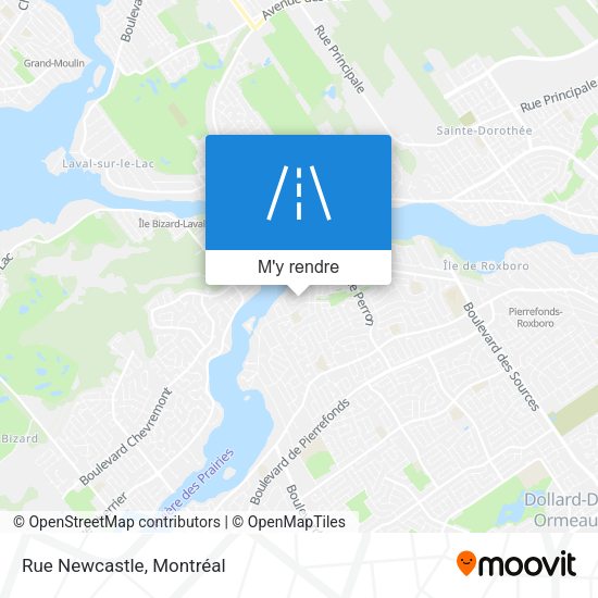 Rue Newcastle plan