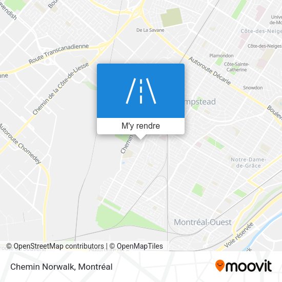 Chemin Norwalk plan