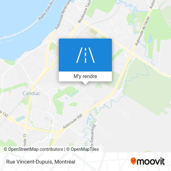 Rue Vincent-Dupuis plan