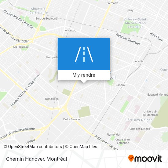 Chemin Hanover plan