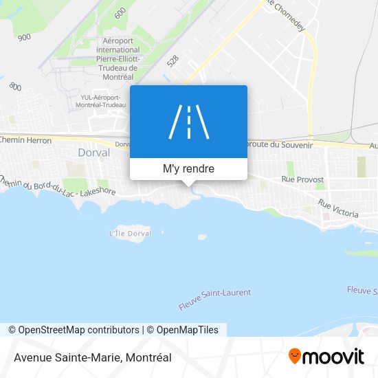 Avenue Sainte-Marie plan