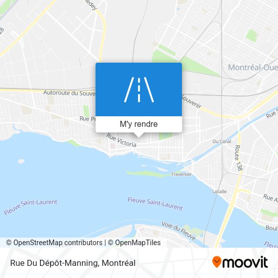 Rue Du Dépôt-Manning plan