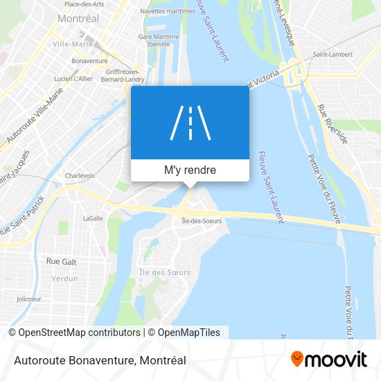 Autoroute Bonaventure plan