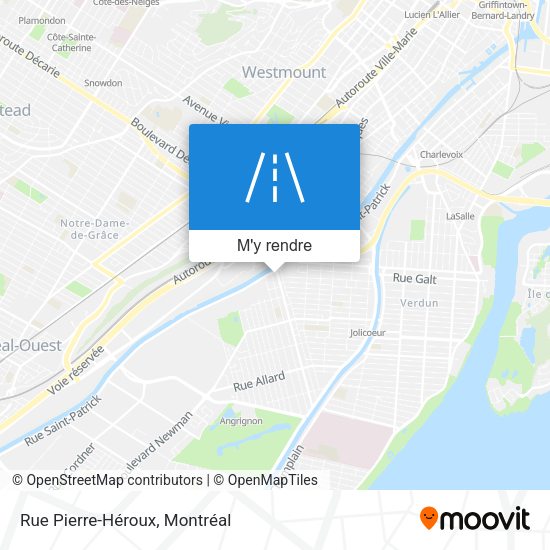 Rue Pierre-Héroux plan