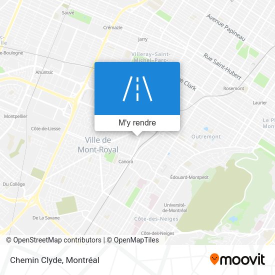 Chemin Clyde plan