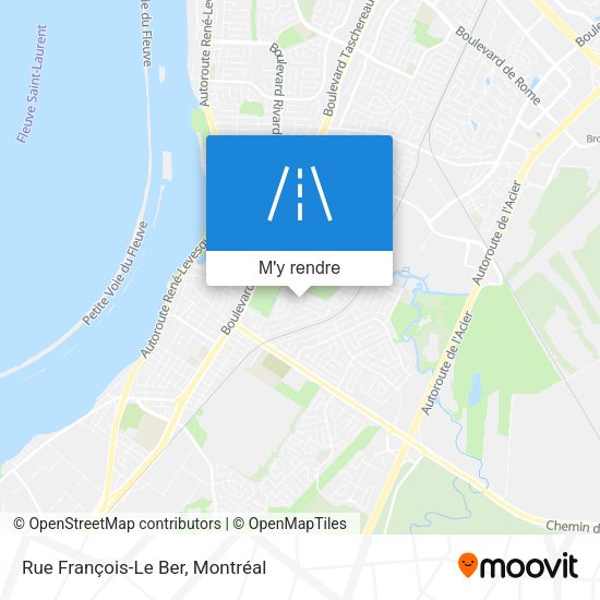 Rue François-Le Ber plan