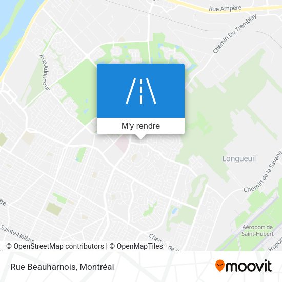 Rue Beauharnois plan