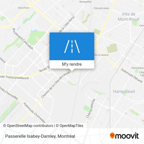 Passerelle Isabey-Darnley plan