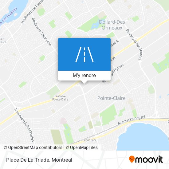 Place De La Triade plan