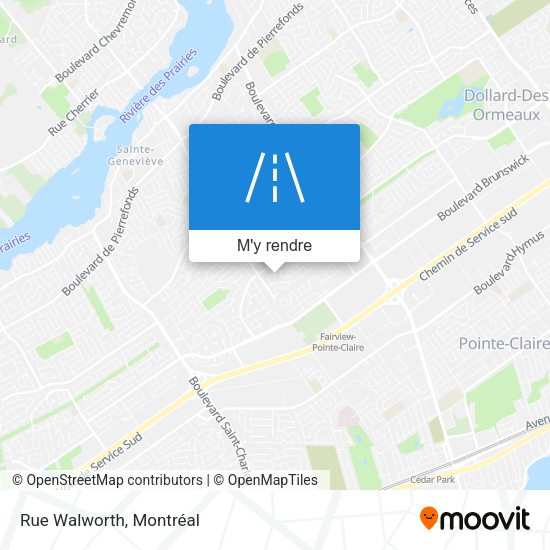 Rue Walworth plan