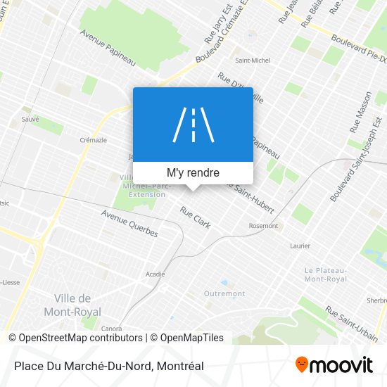 Place Du Marché-Du-Nord plan