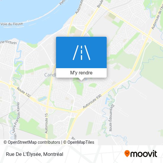 Rue De L'Élysée plan