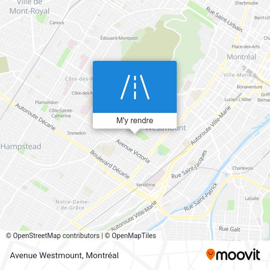 Avenue Westmount plan